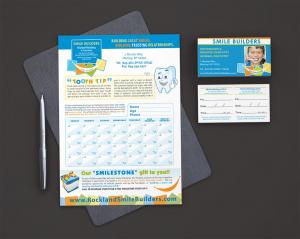 Brushing Chart and Business CardSmile Builders 